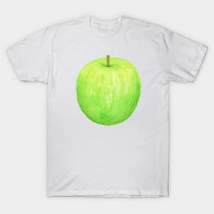 Green Apple ~ Watercolor painting & pattern T-Shirt